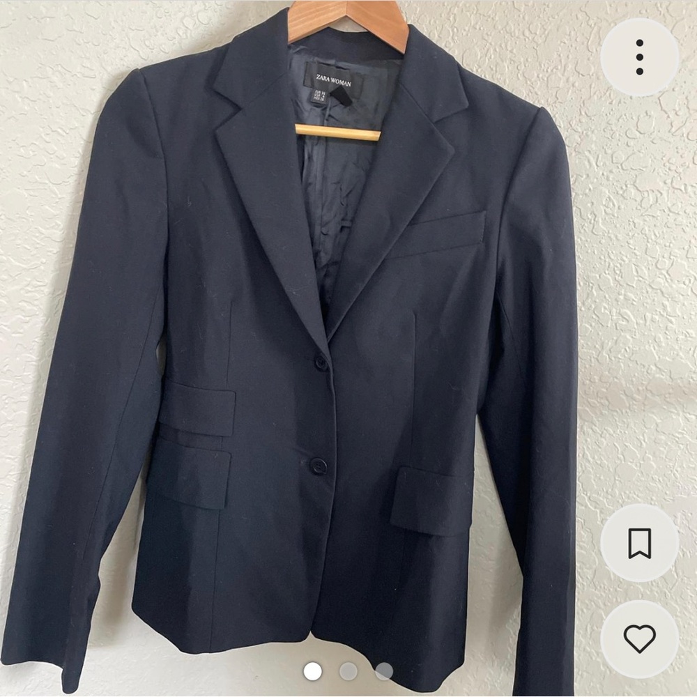 Zara woman vitrage 2000 blazer À Line size 4.